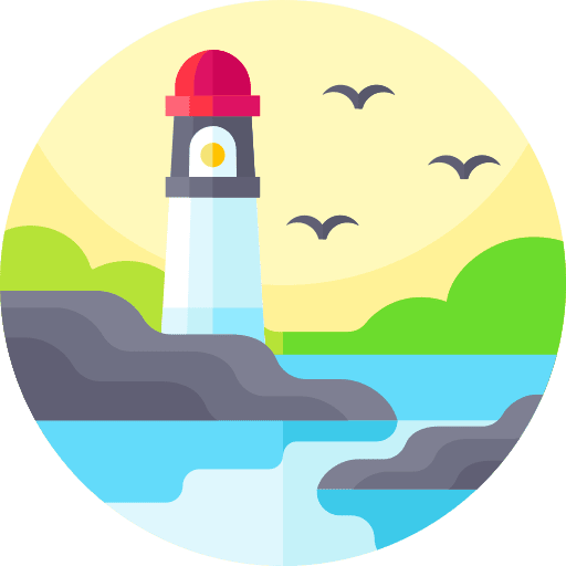 Lighthouse lighthouse beach architecture and city icon Lighthouse lighthouse beach architecture and city icon