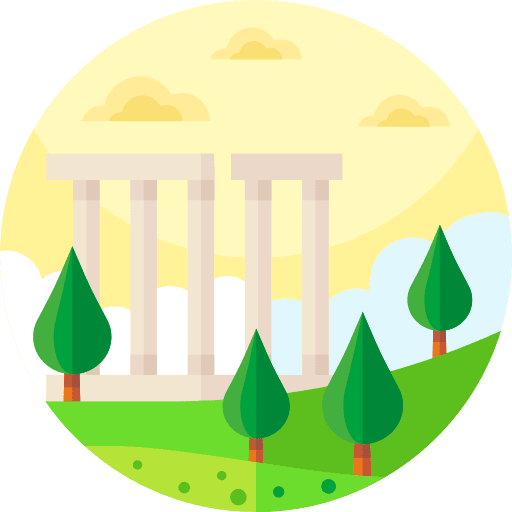 Parthenon ancient monument building icon Parthenon ancient monument building icon