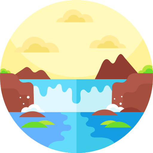 Waterfall nature waterfall river icon Waterfall nature waterfall river icon