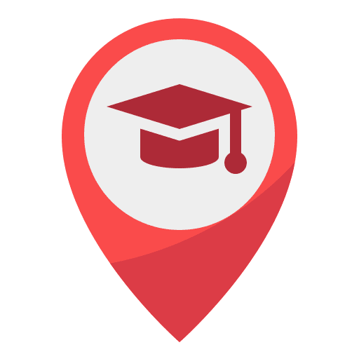Education map pointer education pointer icon Education map pointer education pointer icon