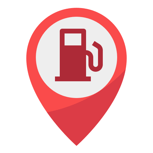Petrol station maps and location gasoline fuel icon Petrol station maps and location gasoline fuel icon
