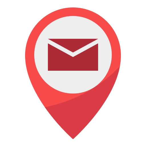 Post office mail map pointer pointer icon Post office mail map pointer pointer icon