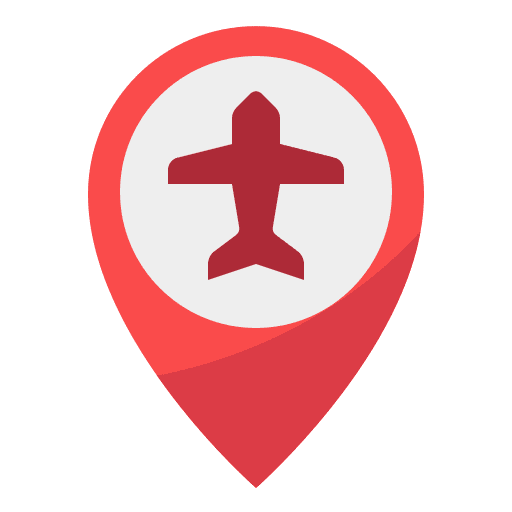 Airport placeholder pointer map pointer icon Airport placeholder pointer map pointer icon