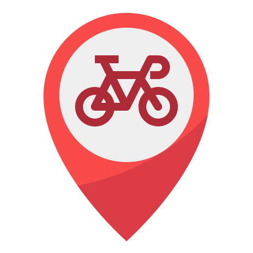 Bicycle bicycle pointer map pointer icon Bicycle bicycle pointer map pointer icon