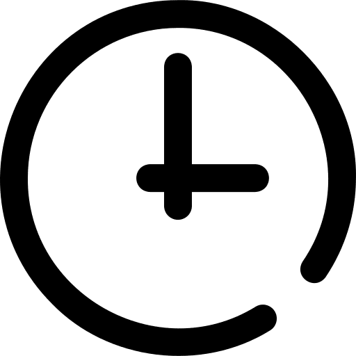 Clock ios hour time icon