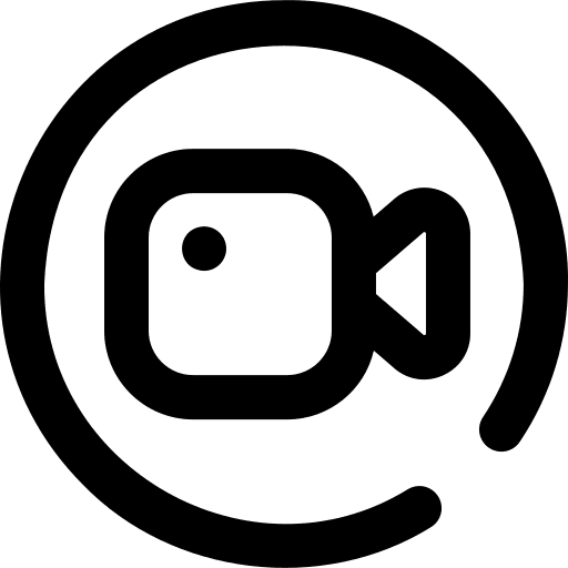 Video editing app music and multimedia ios14 clips icon