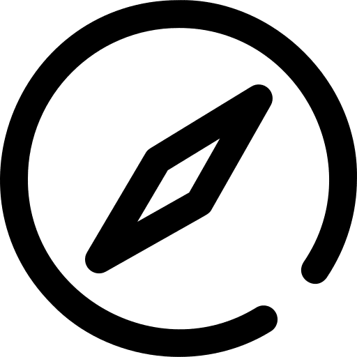 Web browser cardinal points web browser ios14 icon