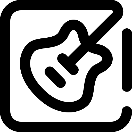 Music maker app music and multimedia ios electric guitar icon