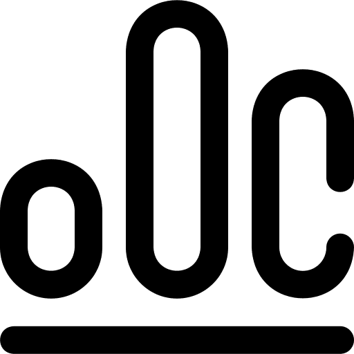 Spreadsheet app infography business and finance stats icon