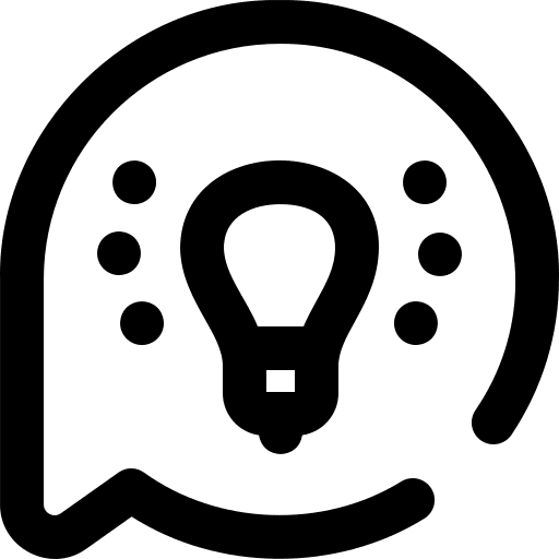 Tips light bulb ios electronics icon