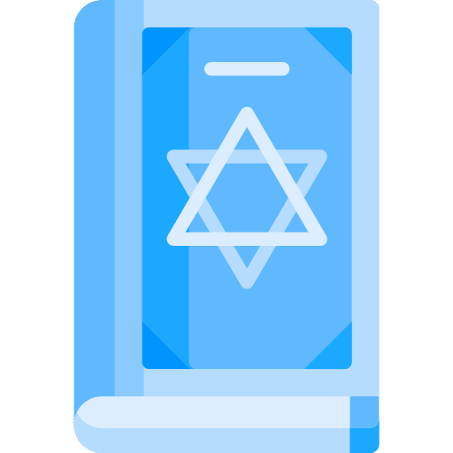 Torah judaism faith star of david icon