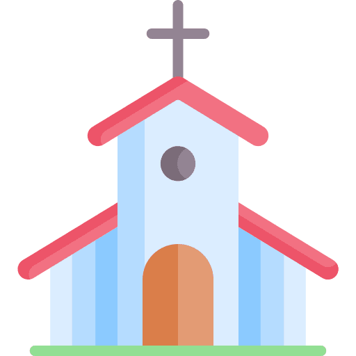 Church architectonic architecture and city cultures icon