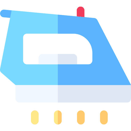 Iron housework electronics furniture and household icon