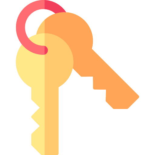 Key access passkey security icon
