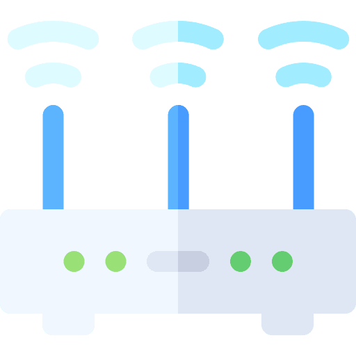 Wifi router electronics modem wifi signal icon