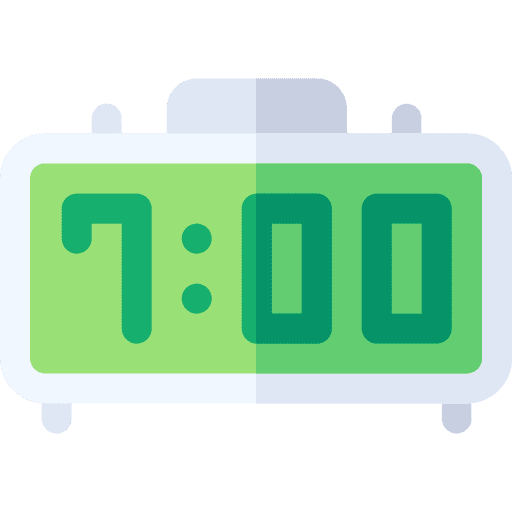 Digital clock time timer digital clock icon