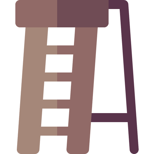 Ladder carpentry reparation tool icon