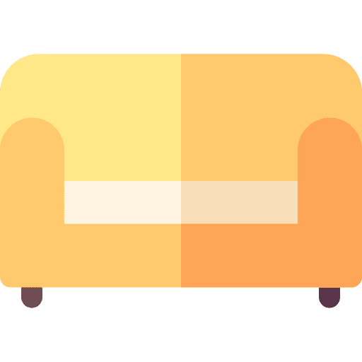 Sofa rest furniture and household relax icon