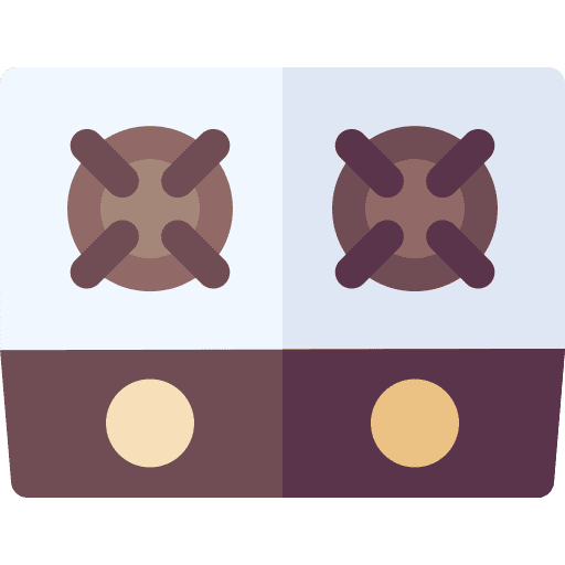 Stove cooking electronics kitchen icon