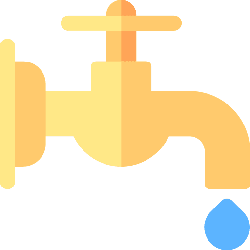 Water tap droplet furniture and household gryphon icon