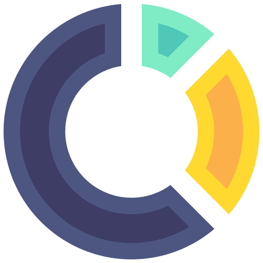 Chart pie chart finances graphical icon Chart pie chart finances graphical icon