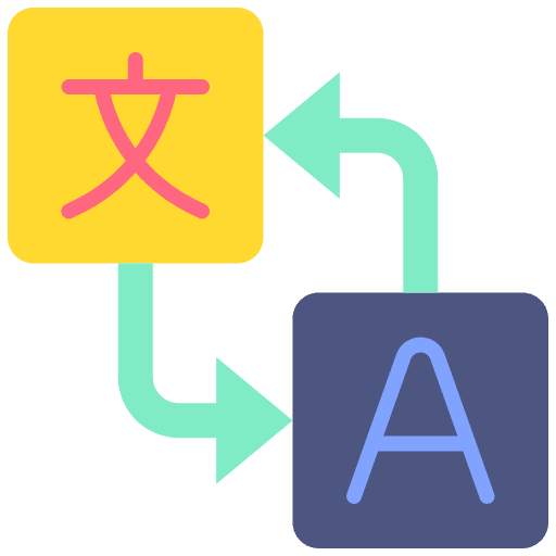 Language networking communication languages icon Language networking communication languages icon