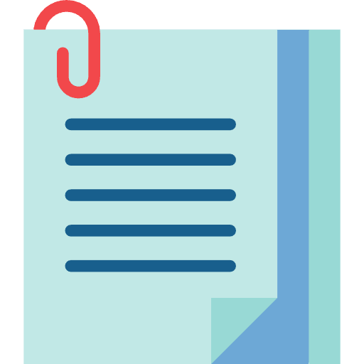 File appendix paperclip file icon