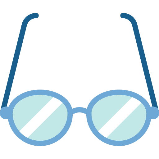 Glasses eyeglasses reading glasses optical icon