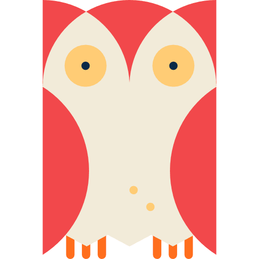 Owl hunter bird owl icon