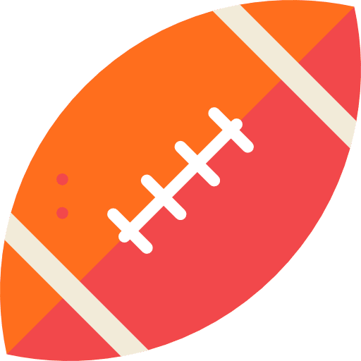 American football team equipment american football icon