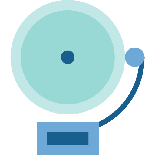 Bell bell alarm school bell icon