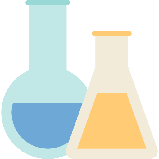 Chemistry chemistry chemical flasks icon