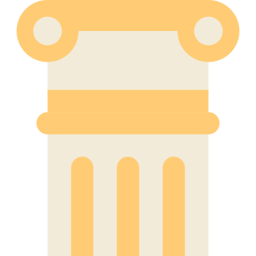 Column ornamental adornment elegant icon