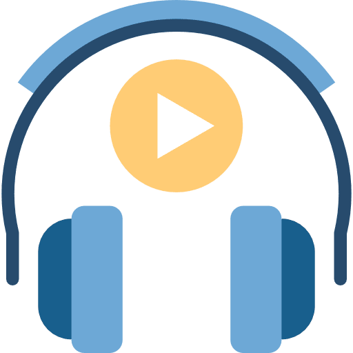 Headphones support customer service technology icon