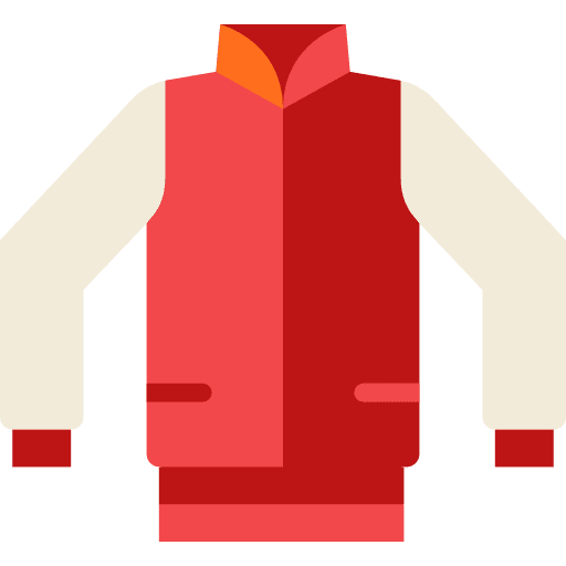 Jacket fashion clothes coat icon
