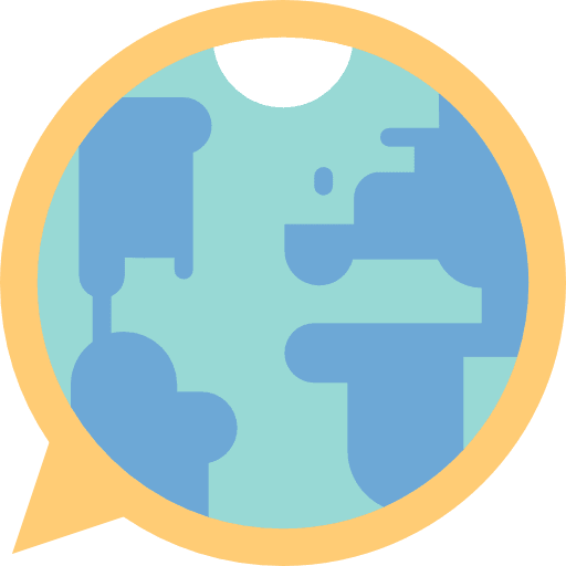 Language speech bubble education language icon