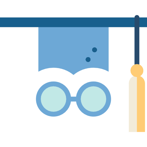 Mortarboard cap education mortarboard icon