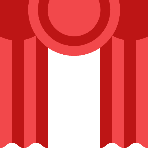 Theater drama theater party icon