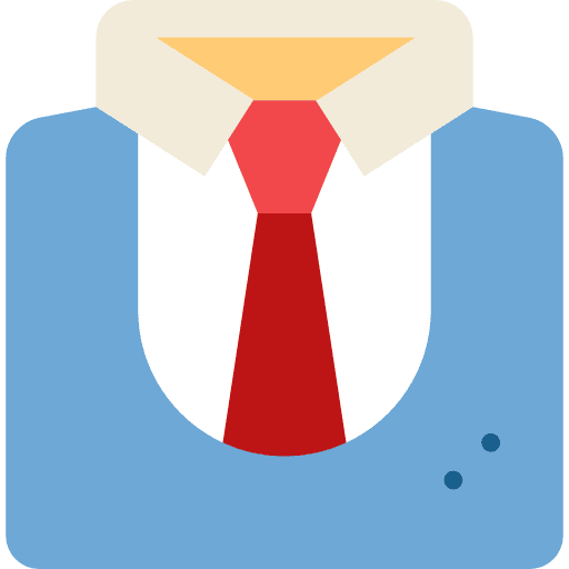 Uniform tie fashion uniform icon