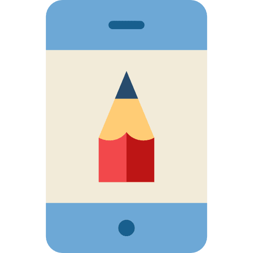Learning learning app mobile phone icon