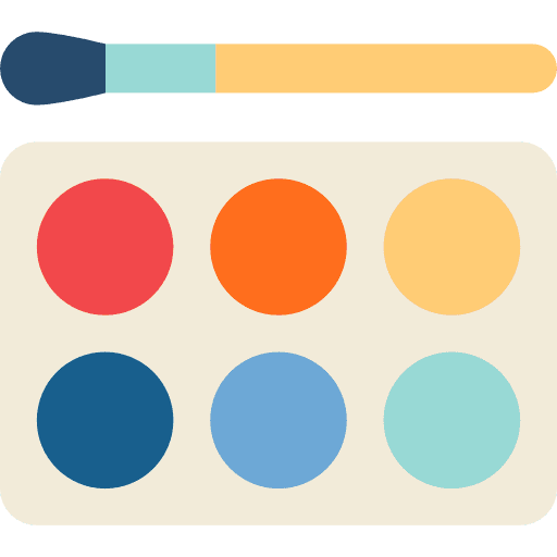 Watercolor paint painter watercolor icon