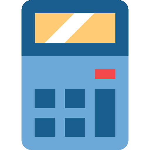 Calculator tools and utensils technological calculator icon