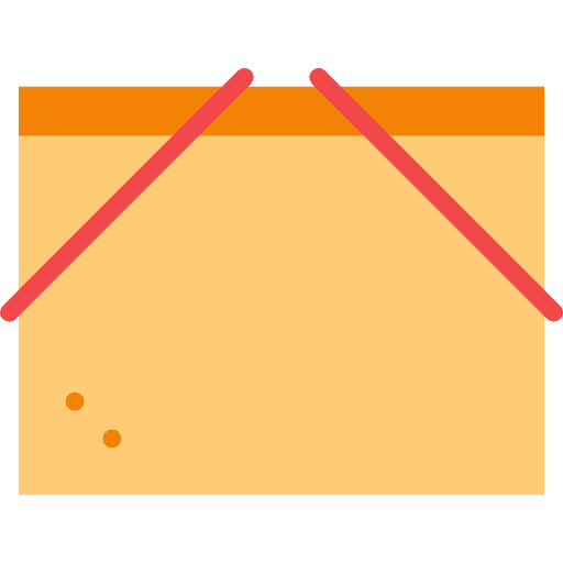 Folder office material storage business icon