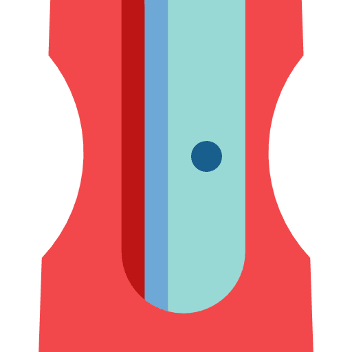 Sharpener sharpener school material pencil icon
