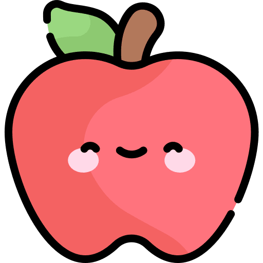 Apple food vegan diet icon