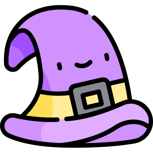 Magician hat magic fashion costume icon