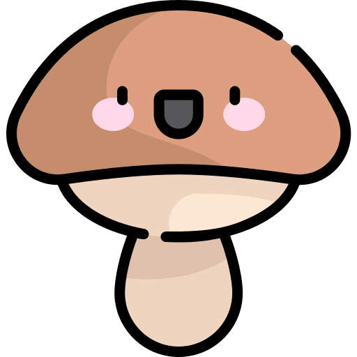 Mushroom organic vegan muscaria icon