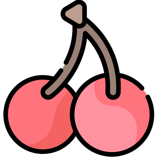 Cherries vegan cherries food and restaurant icon