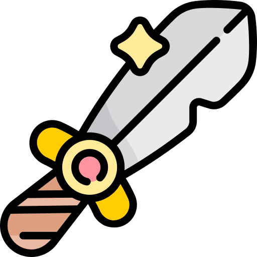 Sword defense sword security icon