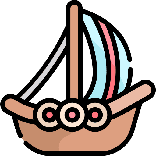 Viking ship game video game transportation icon